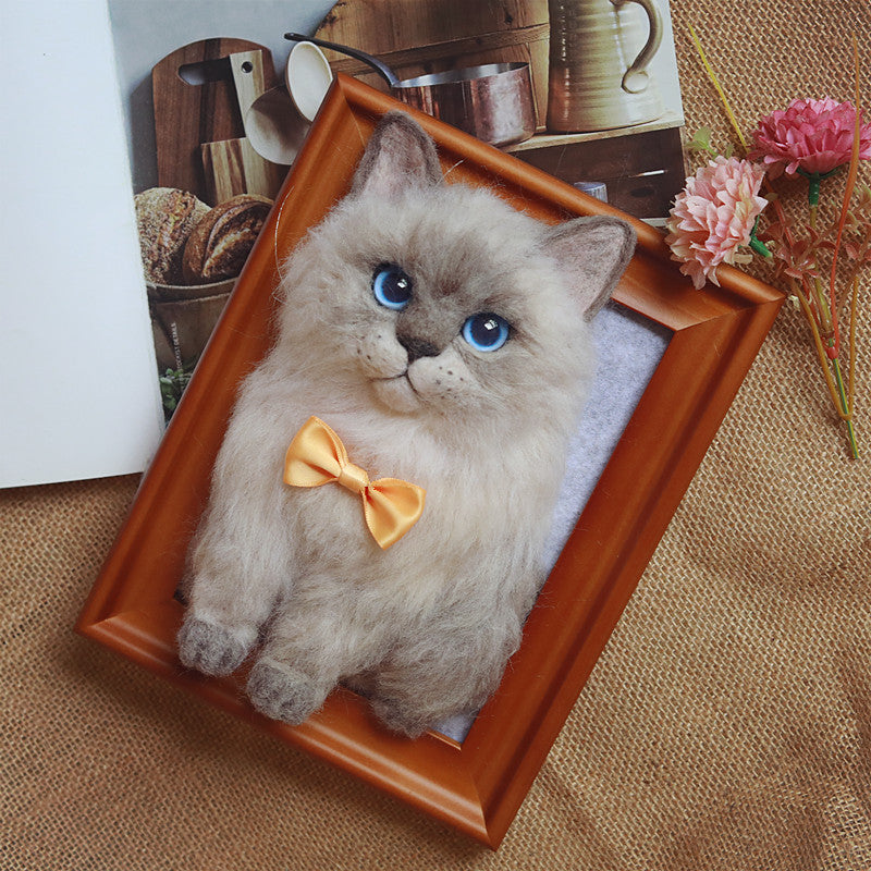 Handmade Custom Pet Simulation Photo Frame